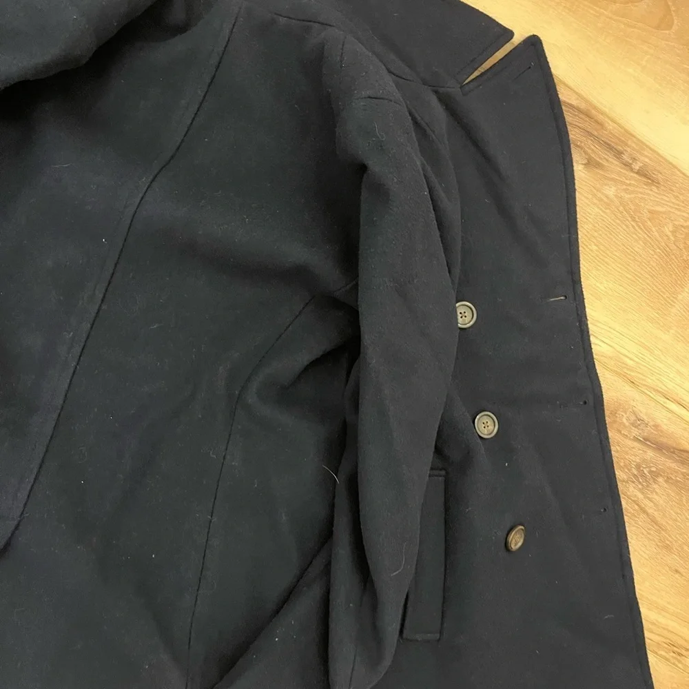 Old Navy Women's Navy Blue Pea Coat